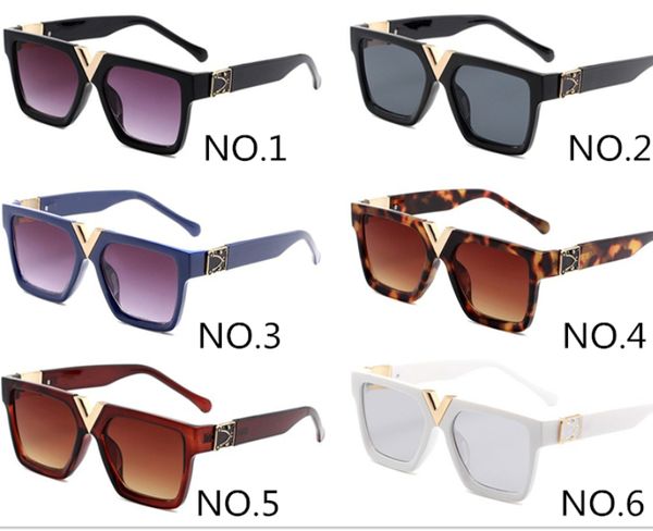 

luxury designer sunglasses for men fashion uv protection eyewear brand women glasses 2371 with box and packaging, White;black