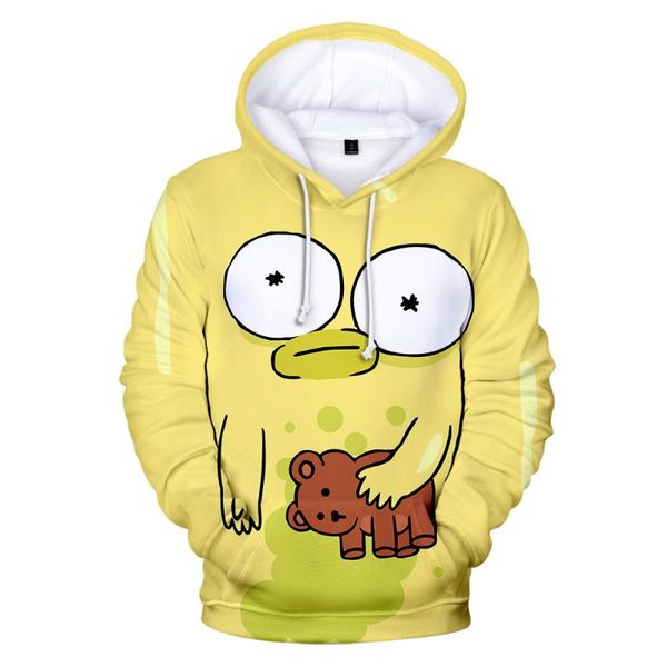 Herren Hoodies Sweatshirts Trendy Harajuku Film Solar Opposites Saison 3D Männer/Frauen Trend Langarm Hoodie Sweatshirt