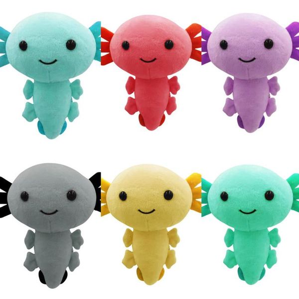

party favor 20/30cm kawaii axolotls plush toy cartoon cute animal stuffed plushie doll for kids birthday christmas