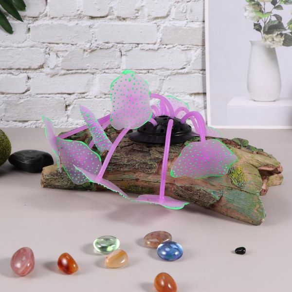 

aquarium simulation luminous coral soft decoration fish tank landscape ornament decorations