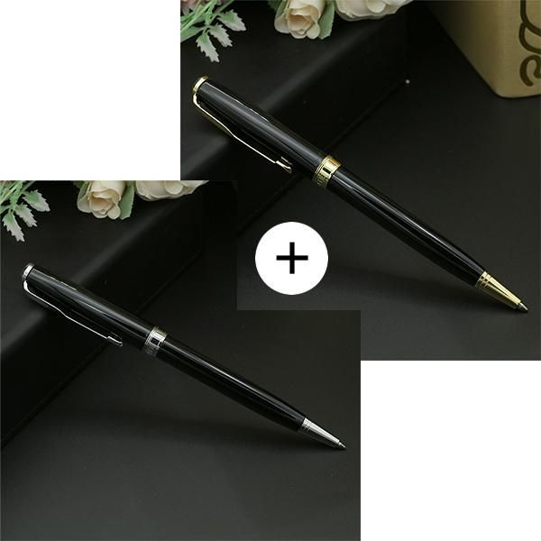 

office supplies commercial ballpoint pen gift stationery roller ball for the school signature 0.7mm filled ink blue pens, Blue;orange