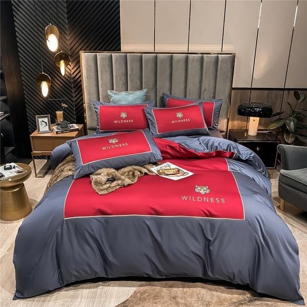 

100%cotton patchwork duvet cover set with embroidery ultra soft quilt comforter bed sheet pillowcase  king size 4pcs bedding sets