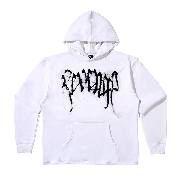 

warm hooded hoodies mens womens fashion streetwear pullover sweatshirts loose lovers clothing autumn winter hoodie hip hop mens letter prin, Black