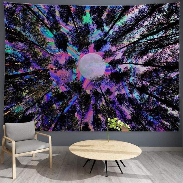 

tapestries moon forest colorful wall tapestry for dorm bedroom living room college