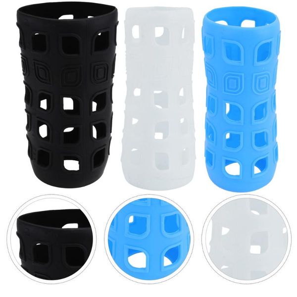 

mats & pads 3pcs silicone bottle sleeves sports cup covers thermal