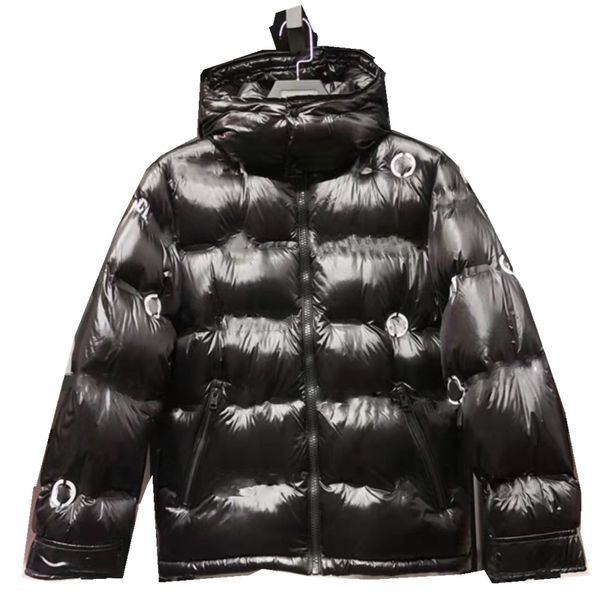 

2021luxury france mens down jacket letter monclair logo knitted women parkas panel casual coats bomber jackets designers men s clothing 007, Black