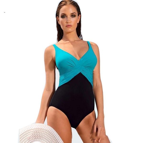 

one-piece suits breathable ladies plus size retro vintage bathing suit swimwear one piece swimsuit women swim bodysuit beachwear 6 colors
