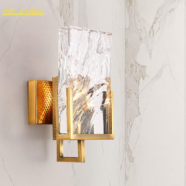 

wall lamps modern crystal transparency lamp led lights lighting bedroom bedside staircase decor sconce fixture