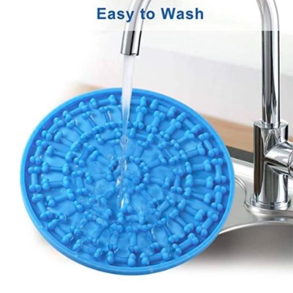 

mat slow dog feeding pad silicone pet lick sucker dc156 kennels & pens