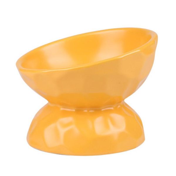 

cat bowls & feeders ceramic pet bowl feeding plate elevated cup neck protection