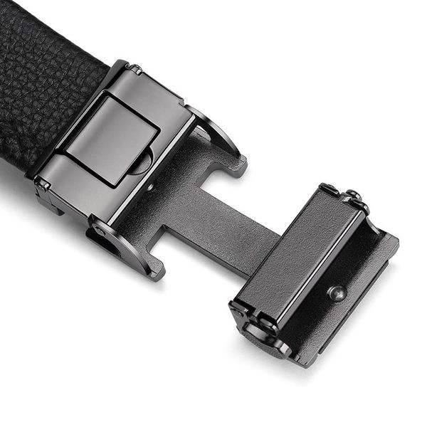 

belts fashion 2021 belt male genuine leather luxury automatic buckle genune strap black for mens designers brand, Black;brown