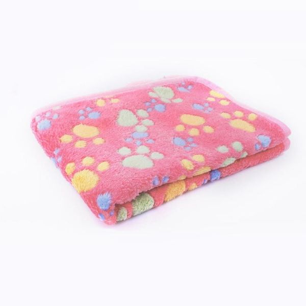 

kennels & pens thicken pet dog blanket pattern cat mats breathable soft fleece bed for cats kitten hamster warm