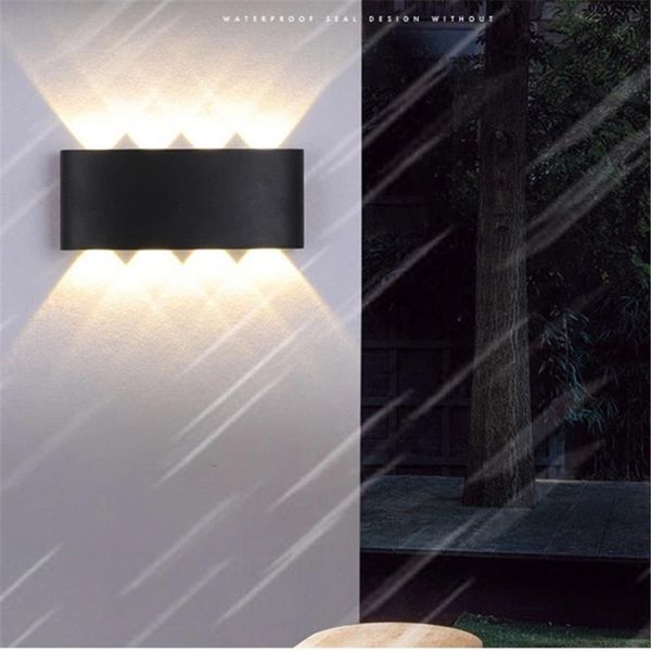 

wall lamp nordic led light ip65 aluminum outdoor indoor up down lights modern for home stairs bedroom bedside bathroom lighting