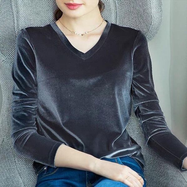 

autumn and winter office velour women shirt blusas elegant streetwear plus size velvet shirts 5xl 6xl 7xl, White