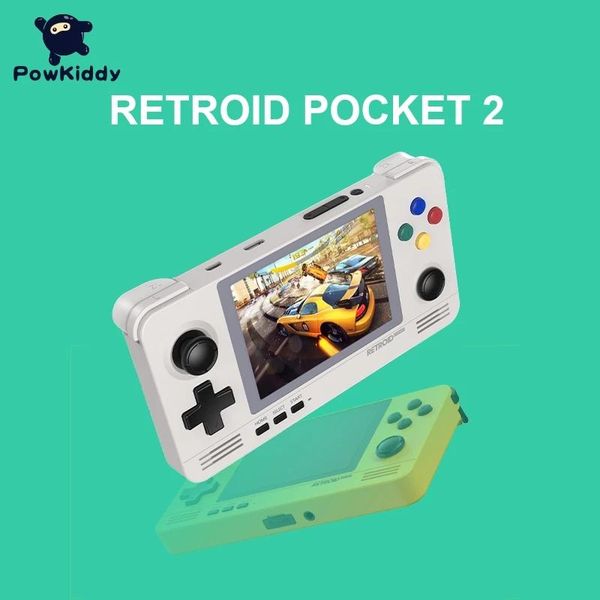 

retroid pocket 2 retro game console 3.5-inch ips screen android and pandora dual system switching 3d games portable players