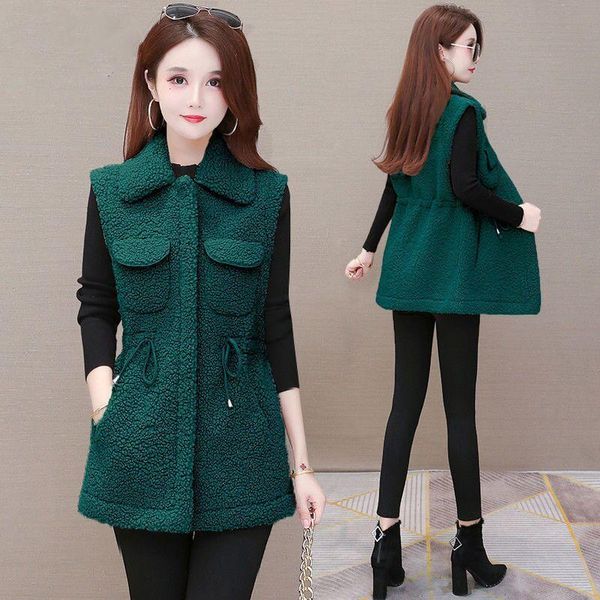 

women's vests orwindny lambswool women spring and autumn fashion waistcoat sleeveless jacket coat outerwear, Black;white