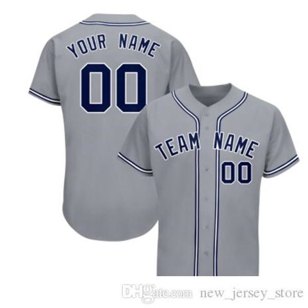 Maglia da baseball uomo personalizzata ricamata cucita squadra qualsiasi nome qualsiasi numero taglia uniforme S-3XL 016