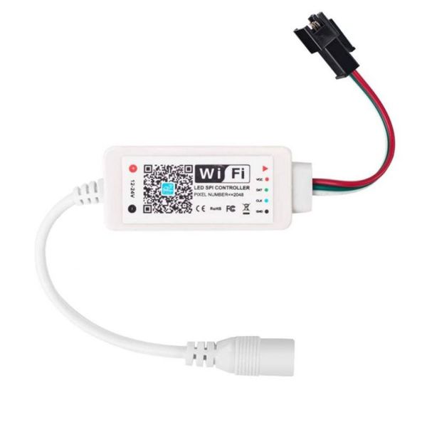

dc5-24v mini wifi rgb led strip light panel controler remote controller smartphone control durable stable controllers