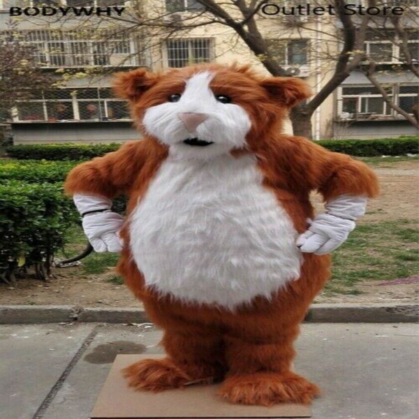 

mascot costumeshamsters mascot costume suit fursuit party costume dress outfit cartoon outfit carnival halloween xmas easter ad clothes, Red;yellow