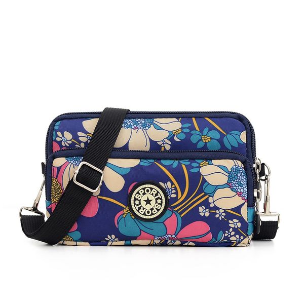 

2021old womens fashion shoulder small lady phone bag oxford waterproof crossbody square mini zipper mother handbag multi space, Red;black