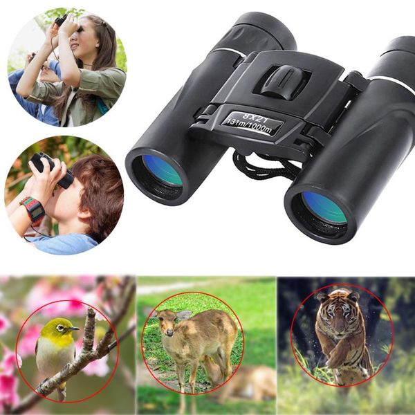 

telescope & binoculars 8 times magnification long range compact zoom green film waterproof foldable hd central focusing camping