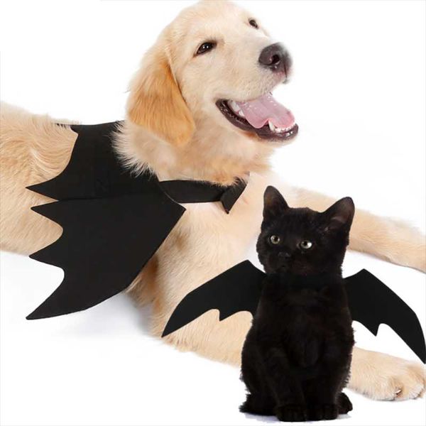 

cat costumes pet dog black bat wing cosplay prop halloween fancy dress costume wings props headwear accessories
