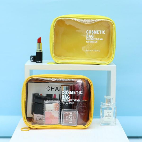 

cosmetic bags & cases waterproof transparent pvc bag large capacity travel portable storage