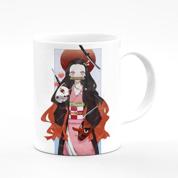 

mugs nezuko kamado demon slayer kimetsu no yaiba coffee office water tea cup gift