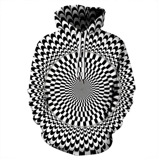 

men's hoodies & sweatshirts punk hip hop dizzy arts 3d sweatshirt women/men pullovers outerwear loose vortex clothing, Black