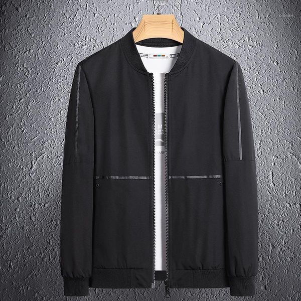 

men's jackets 2021 fall mens and coats100% polyester fiber loose bust rib-knit cuff show figure, Black;brown