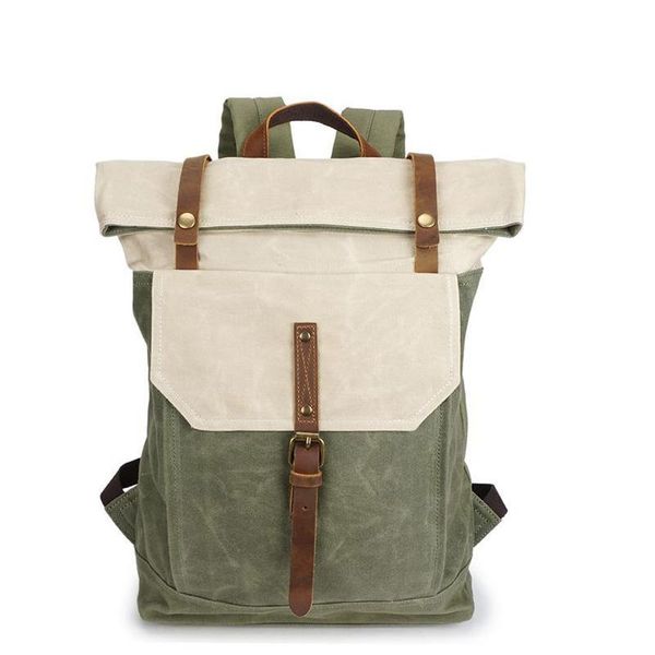 

backpack 2021 men's leather male fashion young casual travel computer bag