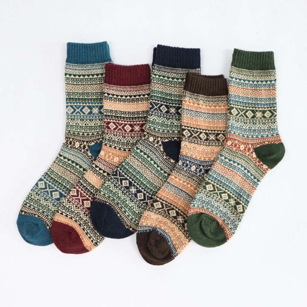 

autumn winter wool medium grid thick thread long, Black