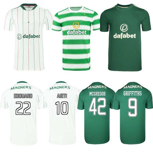

fans player version 21 22 celtic soccer jerseys home away mcgregor griffiths 2021 2022 forrest christie edouard elyounoussi third men kids k, Black;yellow