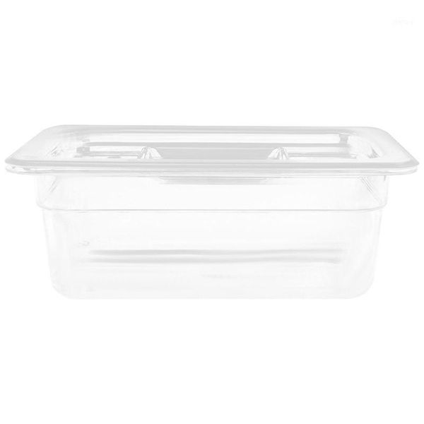 

storage bottles & jars 1 set fruit box dish container with lid (transparency)