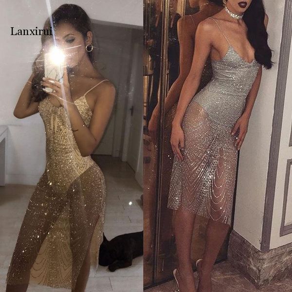 

mesh dress women dresses perspective black fashion mini bodycon club vestidos robes casual, Black;gray