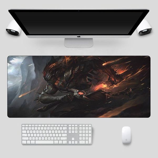 

mouse pads & wrist rests the unforgiven gaming pad gamer large yasuo mousepad xl otaku 90x40cm durable soft locking edge computer mat office