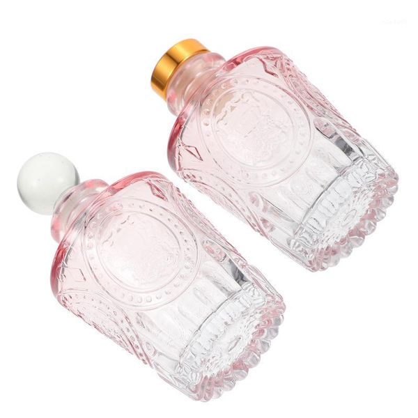 

storage bottles & jars 2 pcs aroma bottle glass diffuser multi-purpose empty
