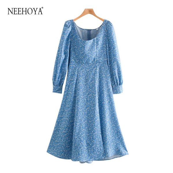 

women 2021 chic fashion printed side slit midi dresses vintage long sleeve back zipper elastic female vestidos casual, Black;gray