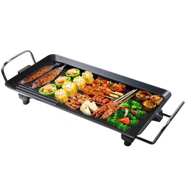 

grills 2021 time-limited promotion 3c barbacoa korean electric plate household 3-5 people smokeless nonstick grill pan outdoor bbq