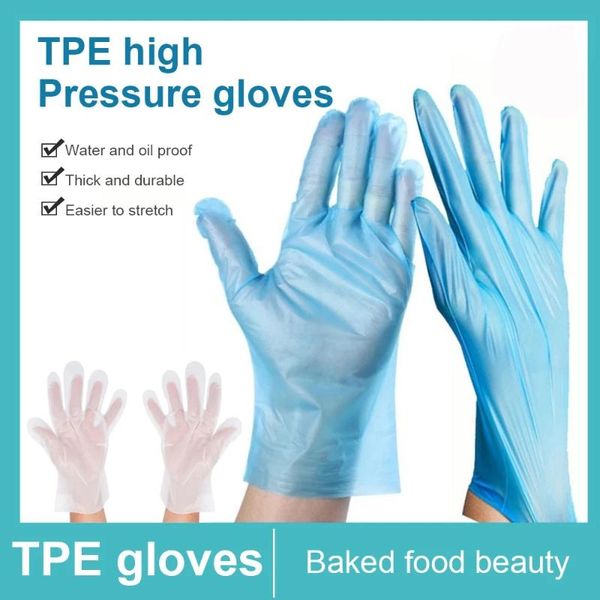 

disposable gloves 50/100pc nitrile blue waterproof allergy work safety mechanic cooking laboratory cleaning latex