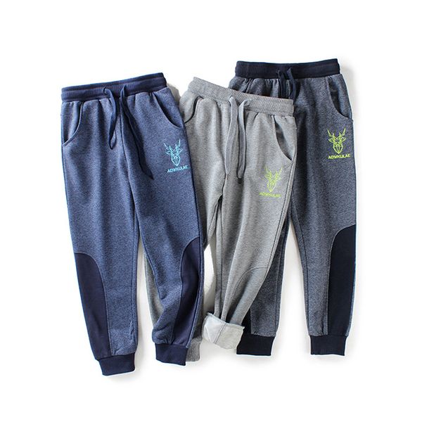 

cotton sports pants boy girl breathable running trousers spring autumn kids cargo pants child casual pants, Blue