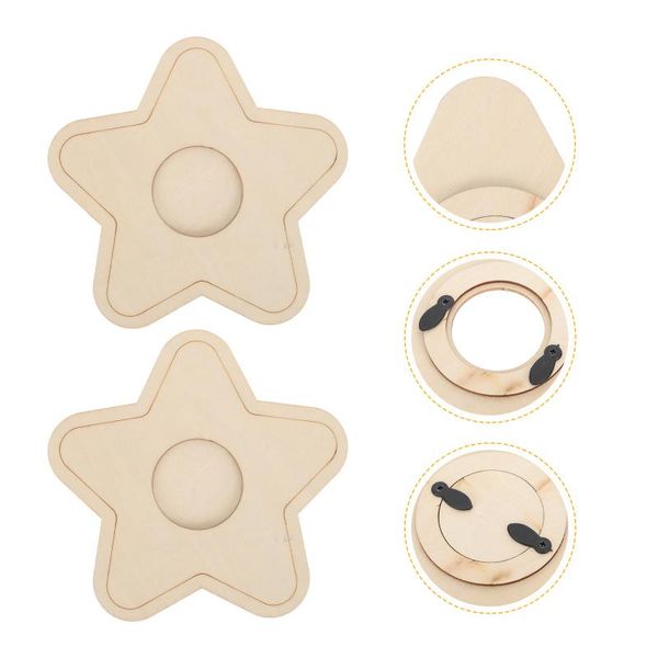 

frames 5pcs wooden mini picture decorative children coloring po