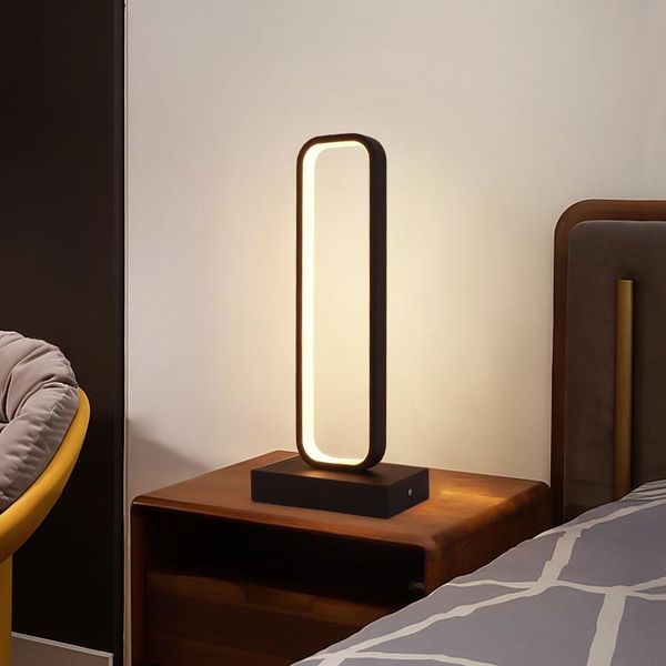 

table lamps modern simplicity led desk household bedroom bedside creative lights students eye protection reading lamp