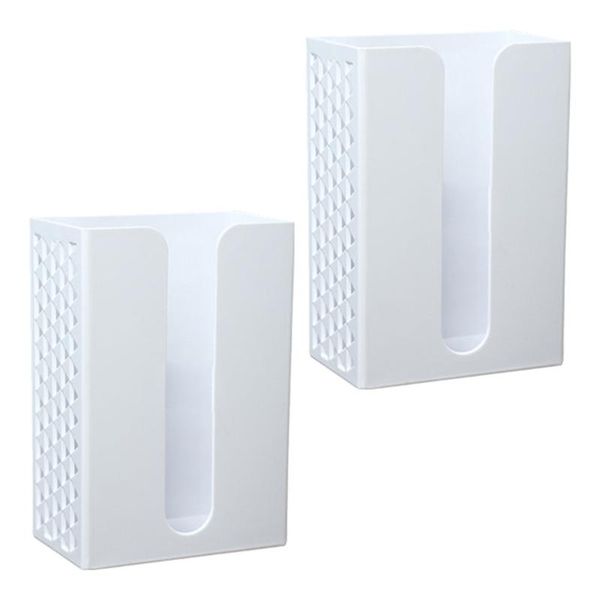 

tissue boxes & napkins 2pcs creative wall-mounted box punch holder napkin