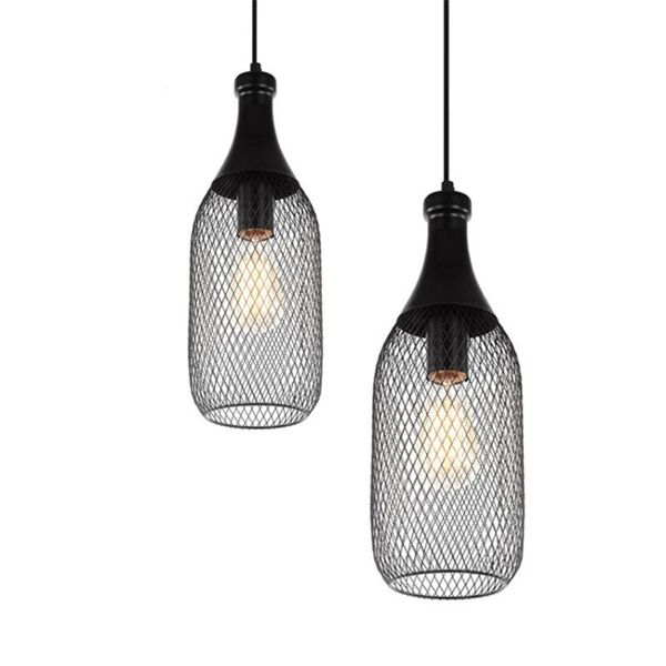 

pendant lamps industrial art iron bottle shape lights vintage home decoration kitchen lamp cafe loft hanging luminaria