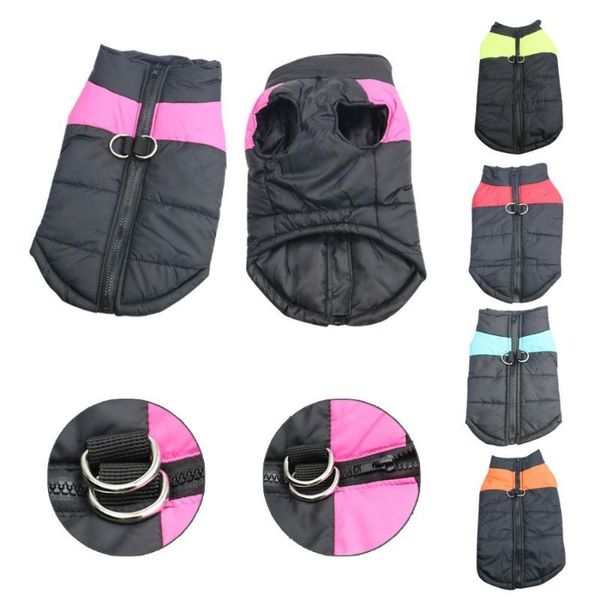 

dog apparel pet puppy vest jacket chihuahua waterproof clothing warm winter clothes solid coat for small medium large dogs s-5xl 35