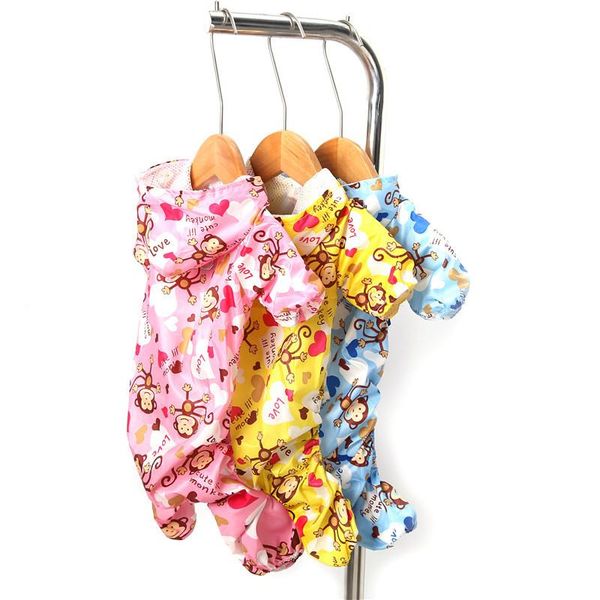 

dog apparel raincoat small teddy clothes waterproof poncho than bear four-foot all-inclusive summer pet