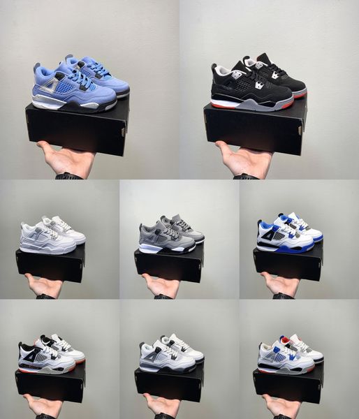 

jumpman 4 kids basketball shoes sail white oreo university blue veterans day trainers wild things black cat court toddlers runner sneakers 4