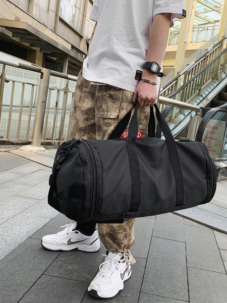 

duffel bags yilian large capacity men's and women's backpacks, weekend shoulder bags, night fashionable versatile