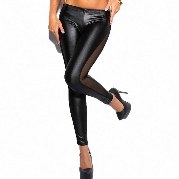 

women's casual / sporty athleisure tights leggings patchwork ankle-length pants casual weekend micro-elastic plain comfort mid waist bl, Black